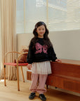 Little Foxx – Lily Ribbon Fleece Sweatshirt