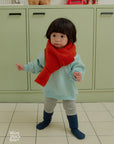 Little Foxx – Simple Color Block Fleece Hoodie