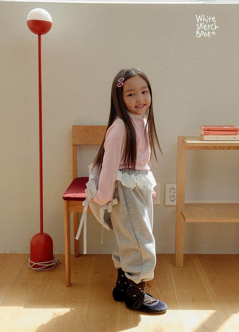 Little Foxx – Rosy Fleece Frill Pants