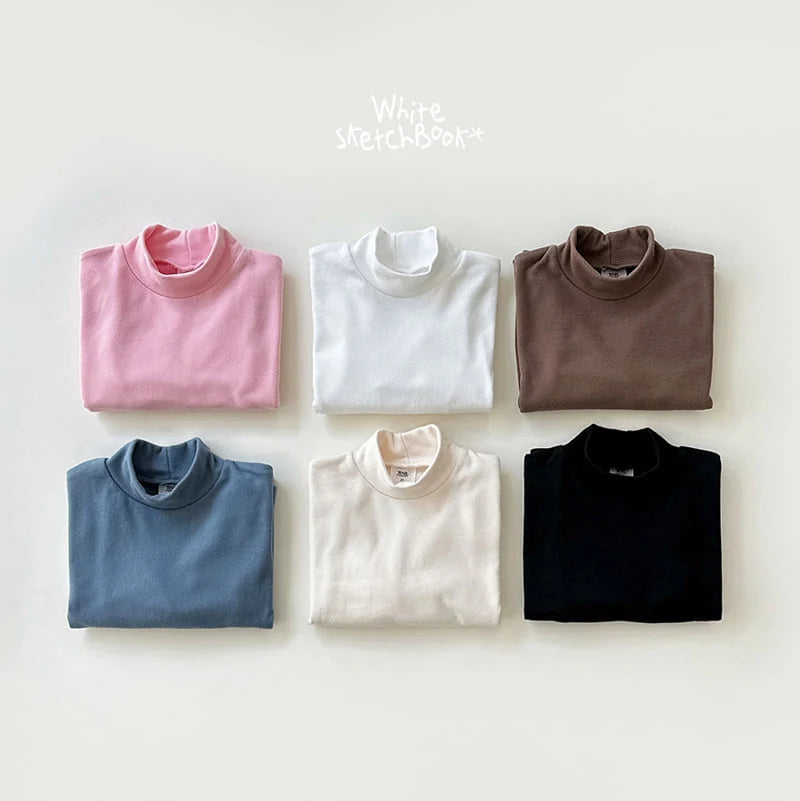Little Foxx – New Half Peach Turtleneck Tee
