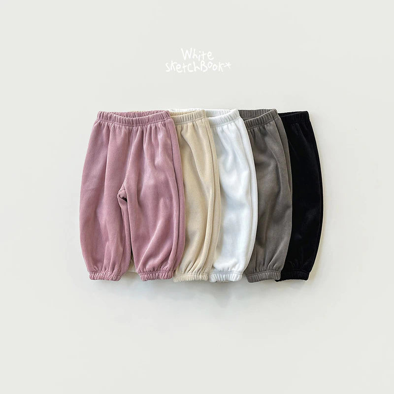 Little Foxx – Ribbed Mink Jogger Pants