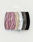 Little Foxx – Ribbed Mink Jogger Pants