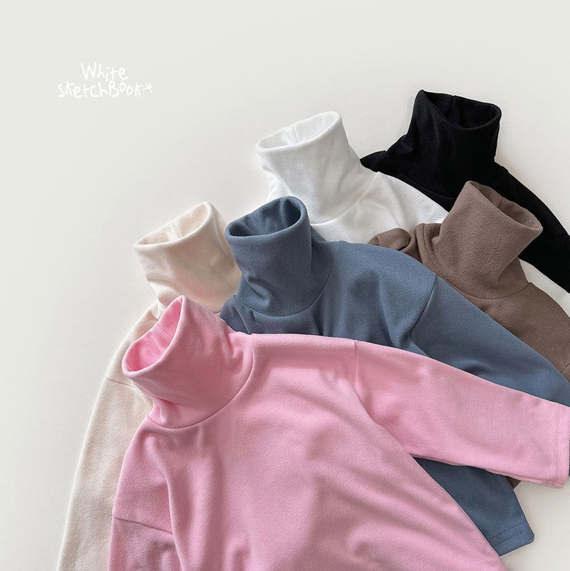 Little Foxx – Peach Turtleneck Tee