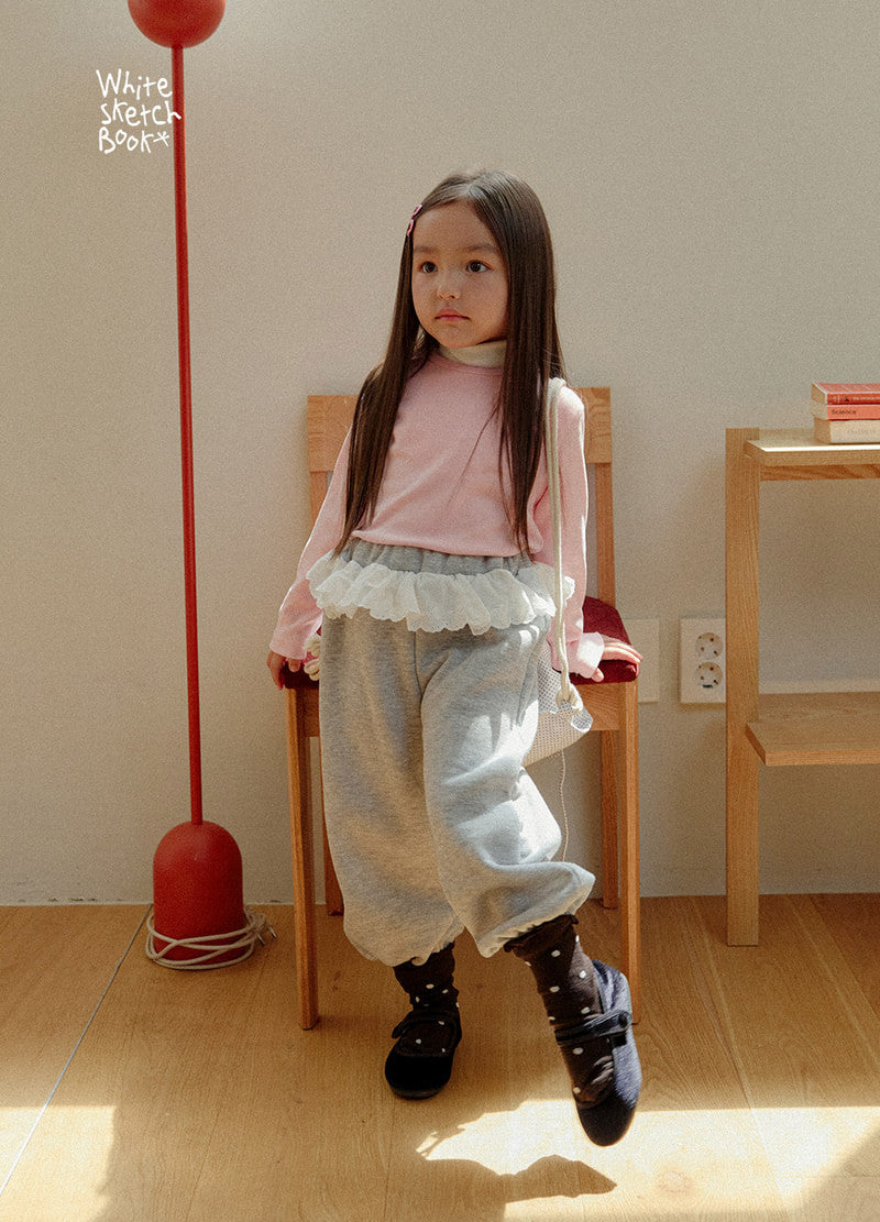 Little Foxx – Rosy Fleece Frill Pants