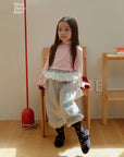Little Foxx – Rosy Fleece Frill Pants