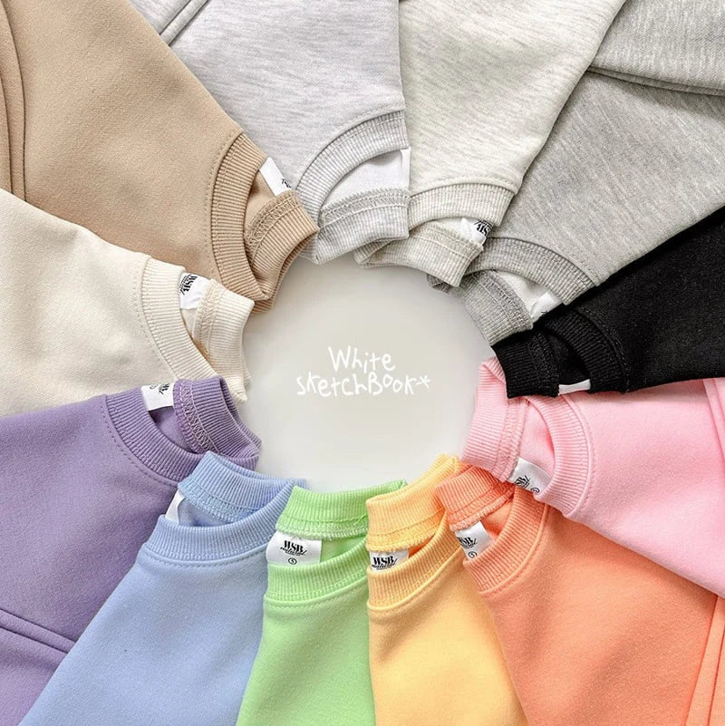 Little Foxx – Butter Solid Sweatshirts