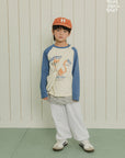 Little Foxx – Kitten Raglan Colored Tee
