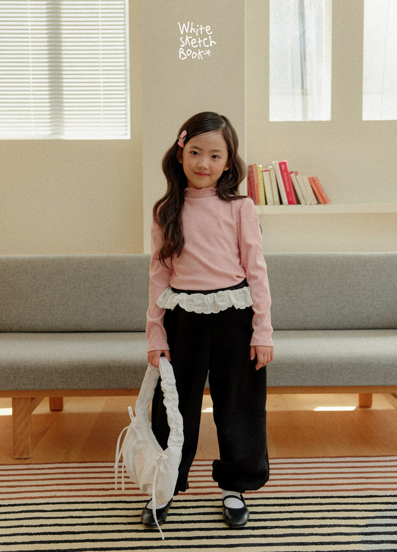 Little Foxx – Rosy Fleece Frill Pants