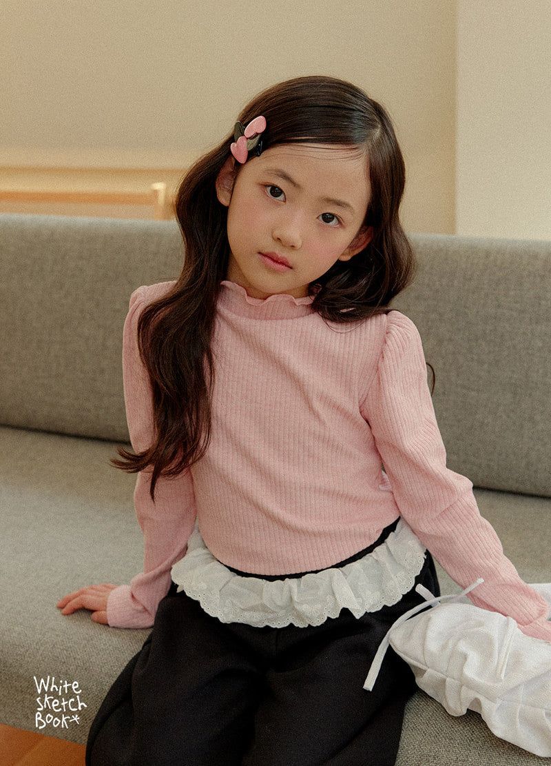 Little Foxx – Rosy Fleece Frill Pants