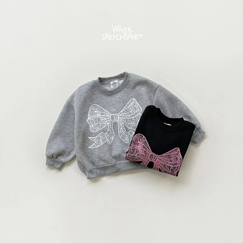 Little Foxx – Lily Ribbon Fleece Sweatshirt
