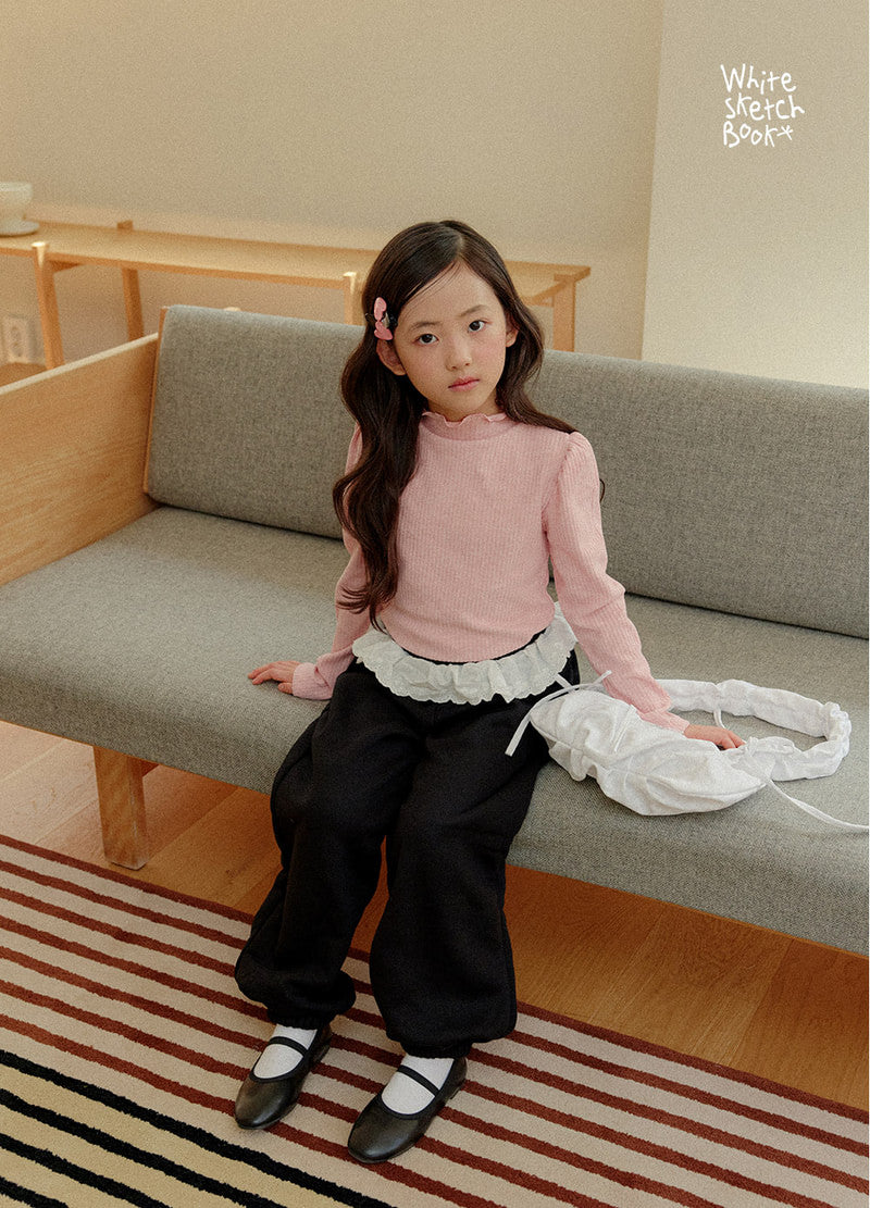 Little Foxx – Rosy Fleece Frill Pants