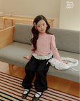 Little Foxx – Rosy Fleece Frill Pants