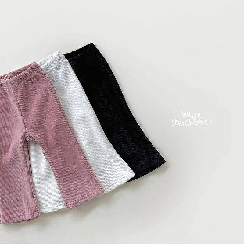 Little Foxx – Bootcut Ribbed Mink Pants
