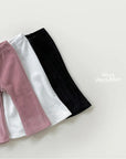 Little Foxx – Bootcut Ribbed Mink Pants