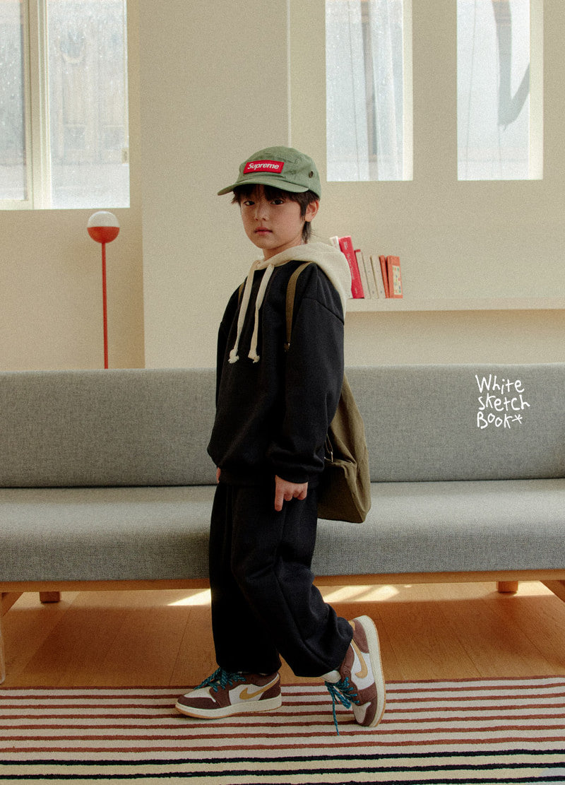 Little Foxx – Simple Color Block Fleece Hoodie