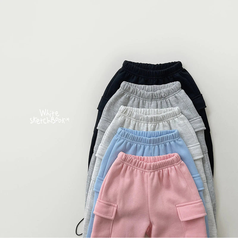 Little Foxx – Fleece String Cargo Pants