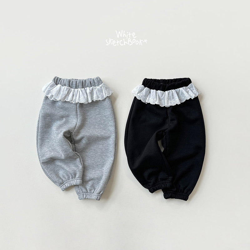 Little Foxx – Rosy Fleece Frill Pants