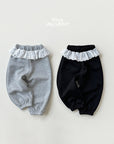Little Foxx – Rosy Fleece Frill Pants