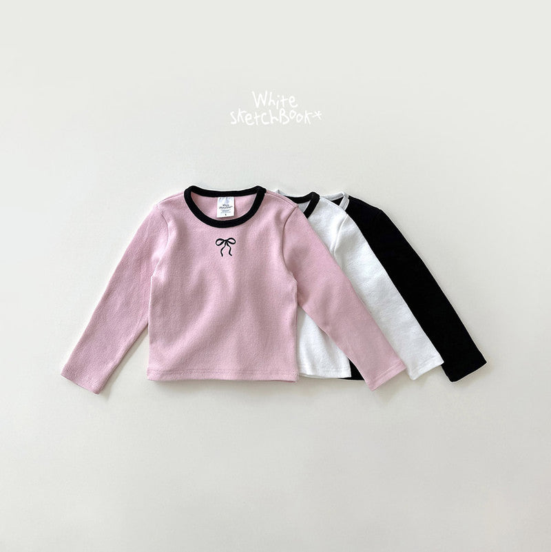 Little Foxx – Peach Color Block Ribbon Tee