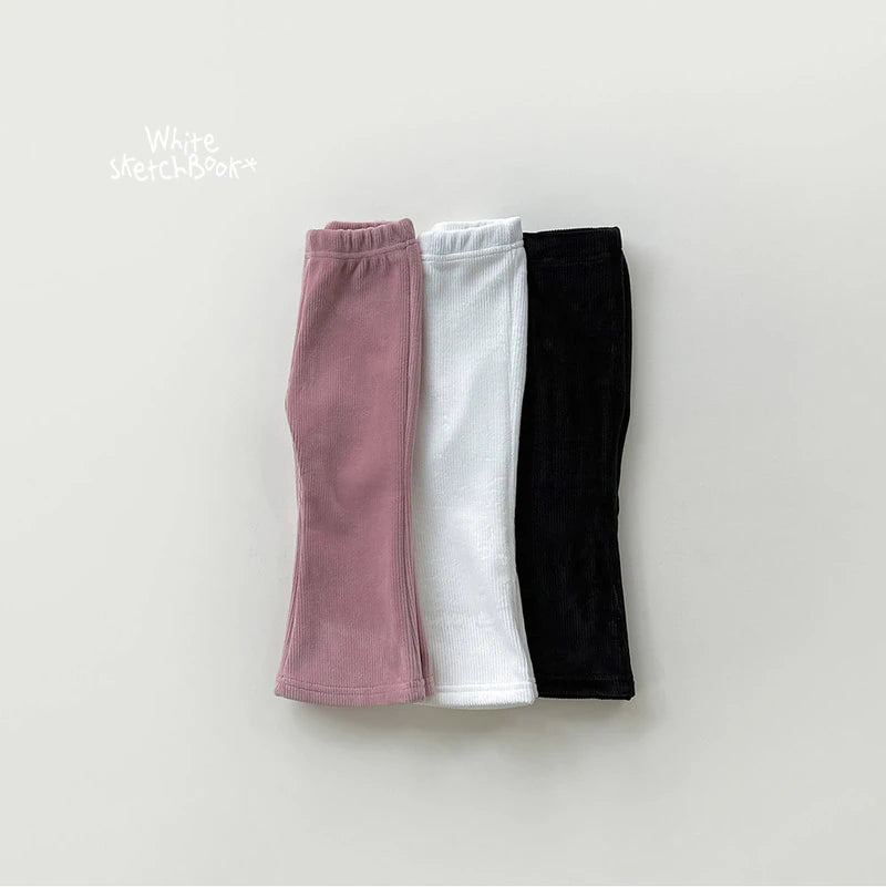 Little Foxx – Bootcut Ribbed Mink Pants