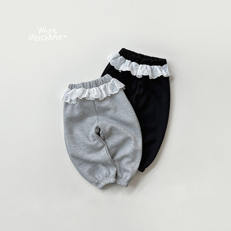 Little Foxx – Rosy Fleece Frill Pants