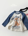Little Foxx – Kitten Raglan Colored Tee