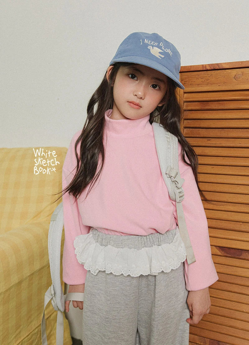 Little Foxx – New Half Peach Turtleneck Tee