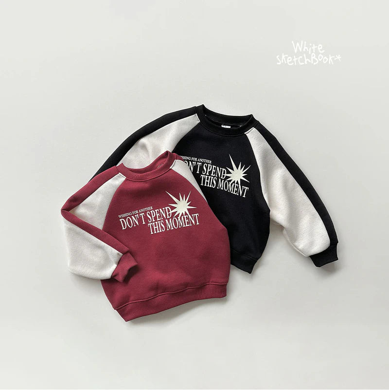 Little Foxx – Donut Color Block Fleece Sweatshirt