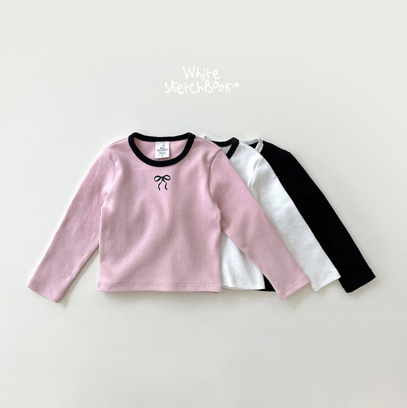 Little Foxx – Peach Colored Ribbon Tee