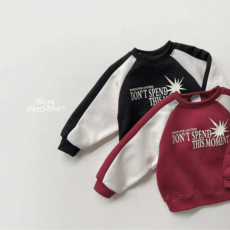 Little Foxx – Donut Color Block Fleece Sweatshirt