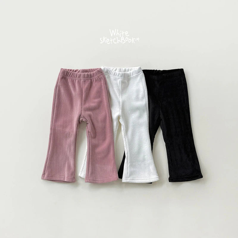 Little Foxx – Bootcut Ribbed Mink Pants