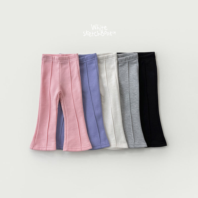 Little Foxx – Pintuck Fleece Bootcut Pants