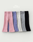 Little Foxx – Pintuck Fleece Bootcut Pants