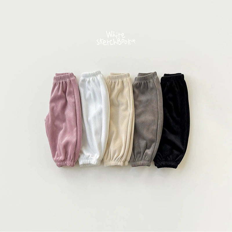 Little Foxx – Ribbed Mink Jogger Pants