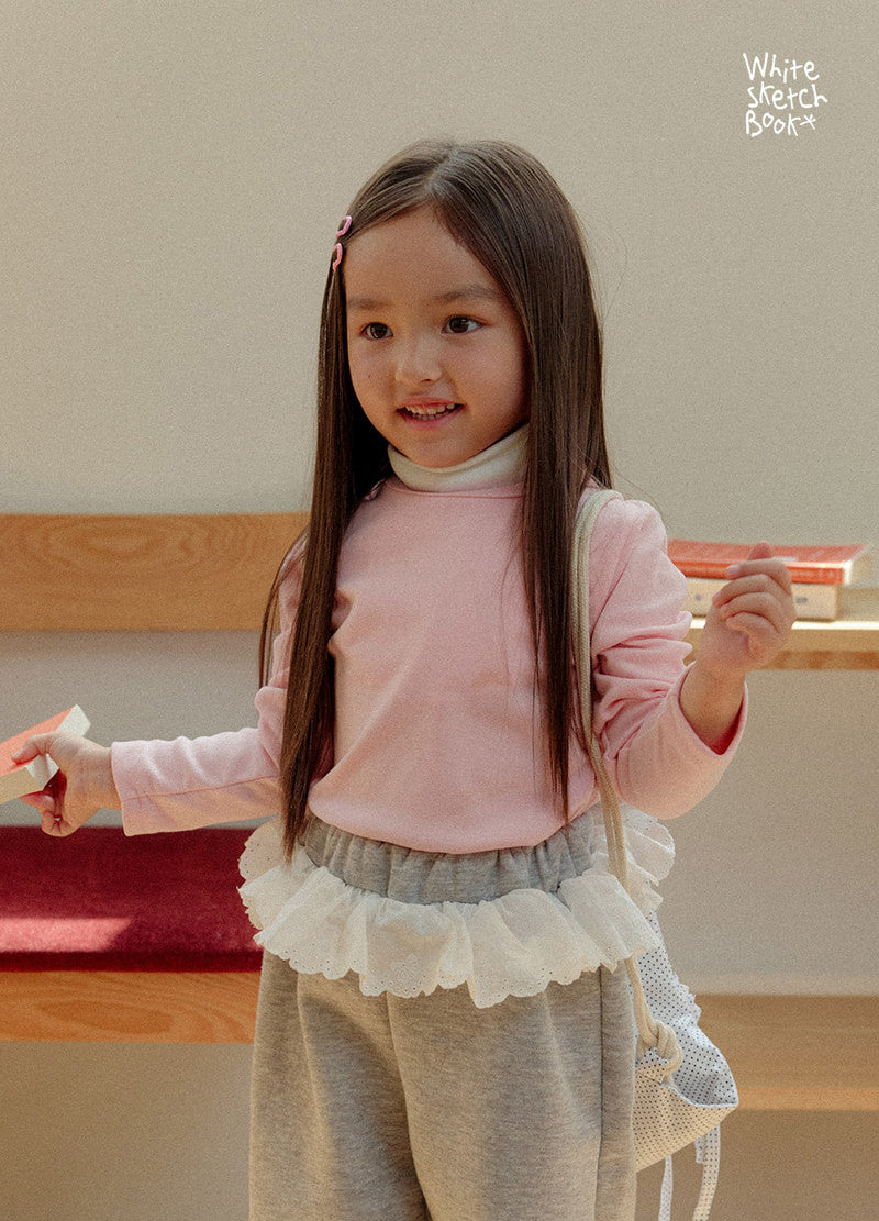 Little Foxx – Rosy Fleece Frill Pants