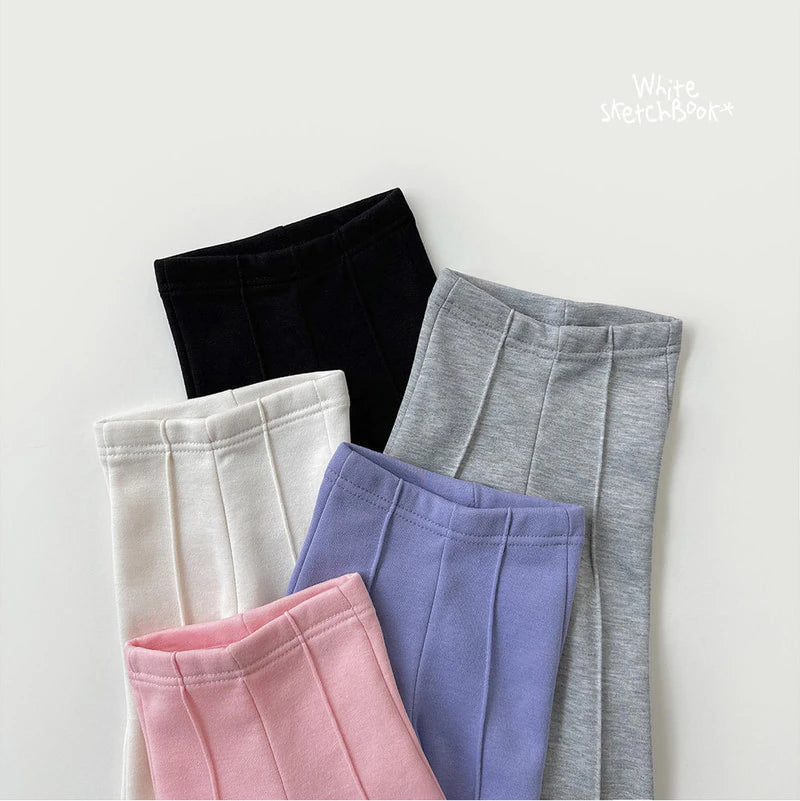 Little Foxx – Pintuck Fleece Bootcut Pants