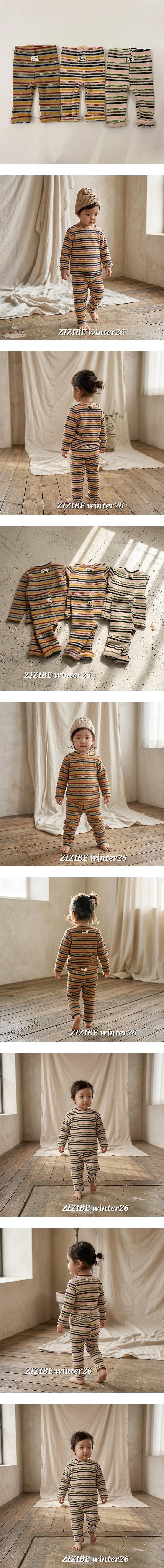 Little Foxx – Striped Yarn-Dyed Stretch Leggings