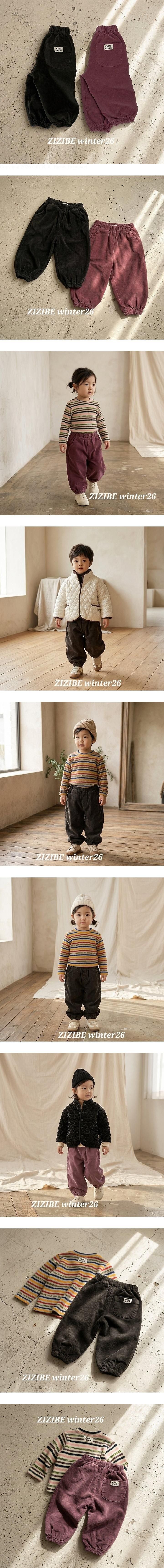 Little Foxx – Corduroy Fleece Stretch Pants