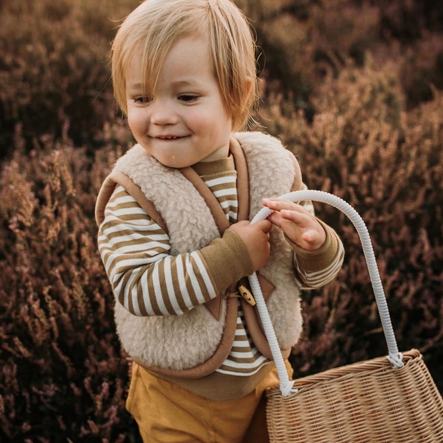 Alpen Wollweste - Beige find Stylish Fashion for Little People- at Little Foxx Concept Store