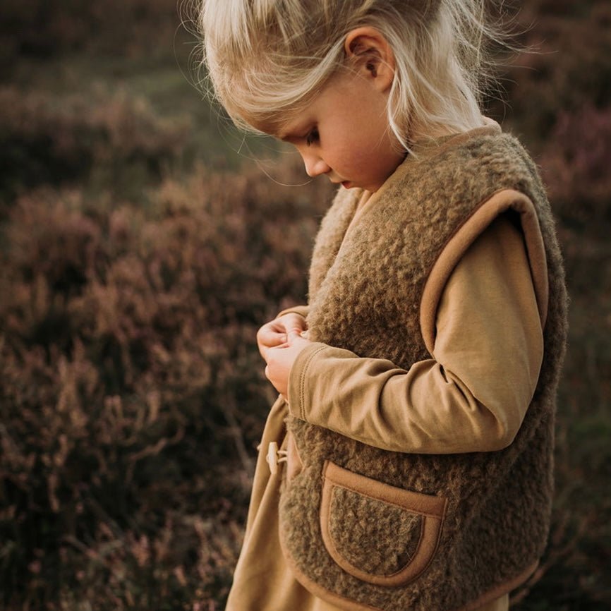 Alpen Wollweste - Braun find Stylish Fashion for Little People- at Little Foxx Concept Store