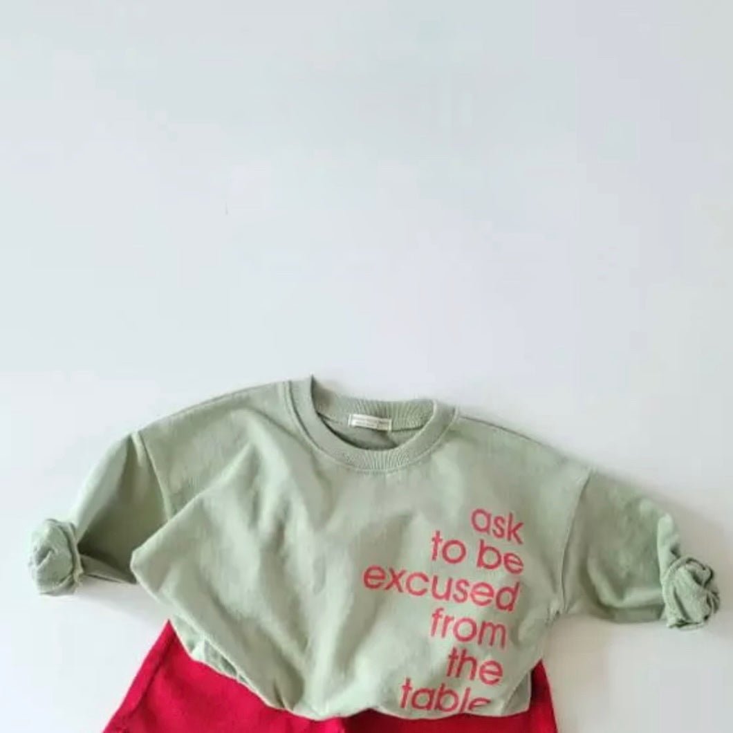 Ask Sweatshirt find Stylish Fashion for Little People- at Little Foxx Concept Store
