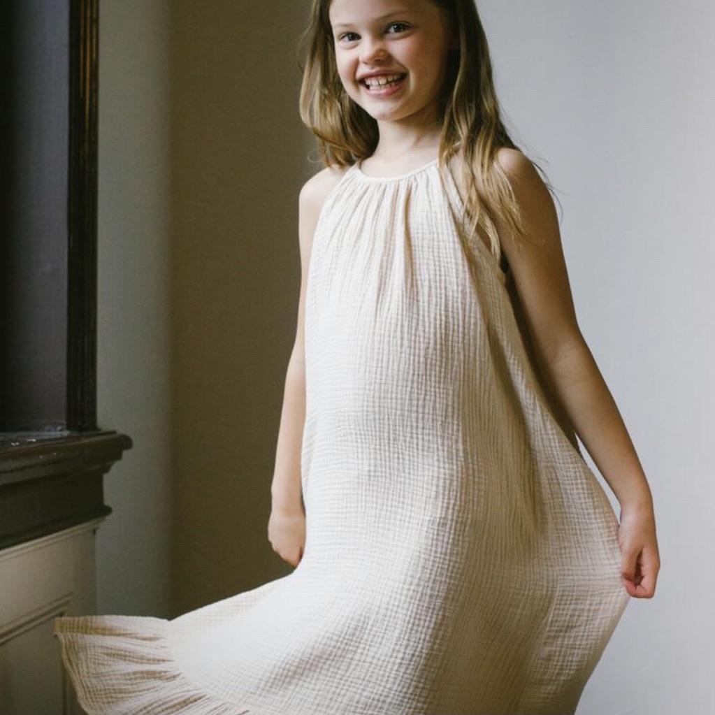 Belle Dress Ivory find Stylish Fashion for Little People- at Little Foxx Concept Store