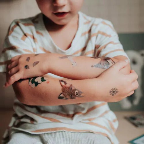 Bio Tattoo- Fuchs & Eichhörnchen find Stylish Fashion for Little People- at Little Foxx Concept Store
