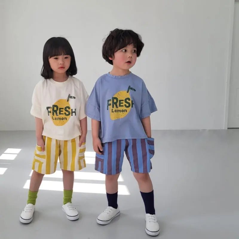Blue Line Shorts für Baby und Kinder- Little Foxx Concept Store