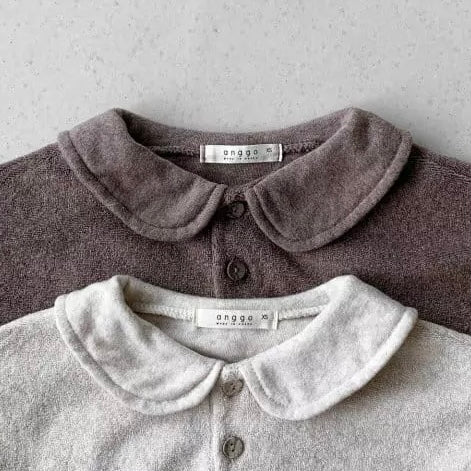 Brownie Collar Tee - Brown find Stylish Fashion for Little People- at Little Foxx Concept Store