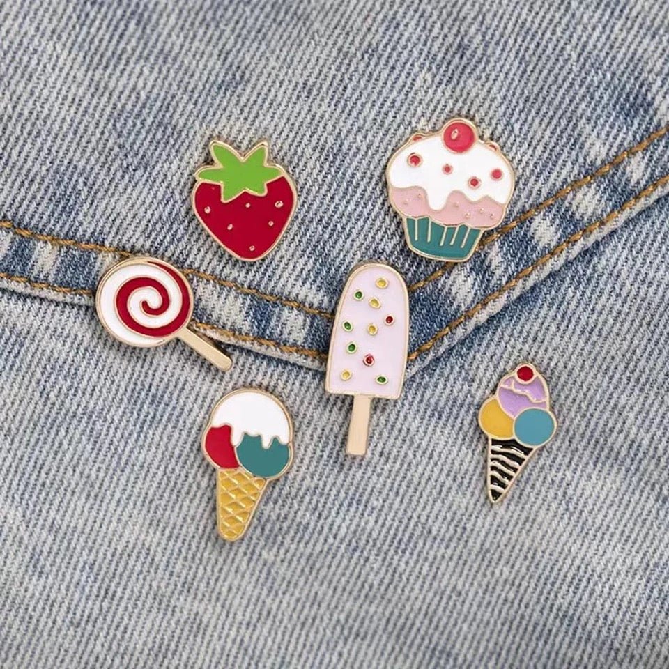 Cupcake Emaille Pin find Stylish Fashion for Little People- at Little Foxx Concept Store
