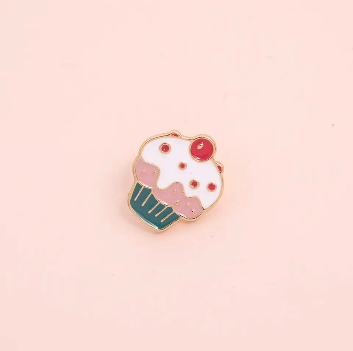 Cupcake Emaille Pin find Stylish Fashion for Little People- at Little Foxx Concept Store