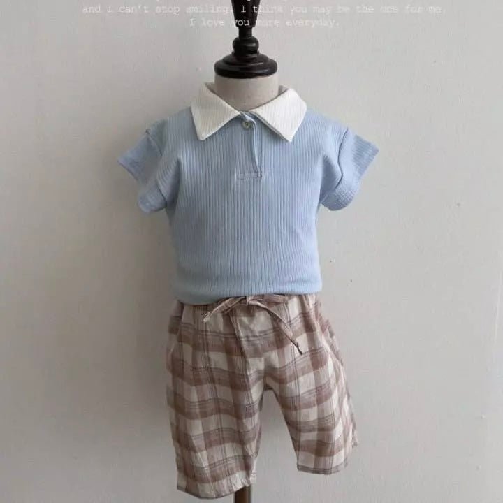 Dandy Collar Tee - Mint find Stylish Fashion for Little People- at Little Foxx Concept Store