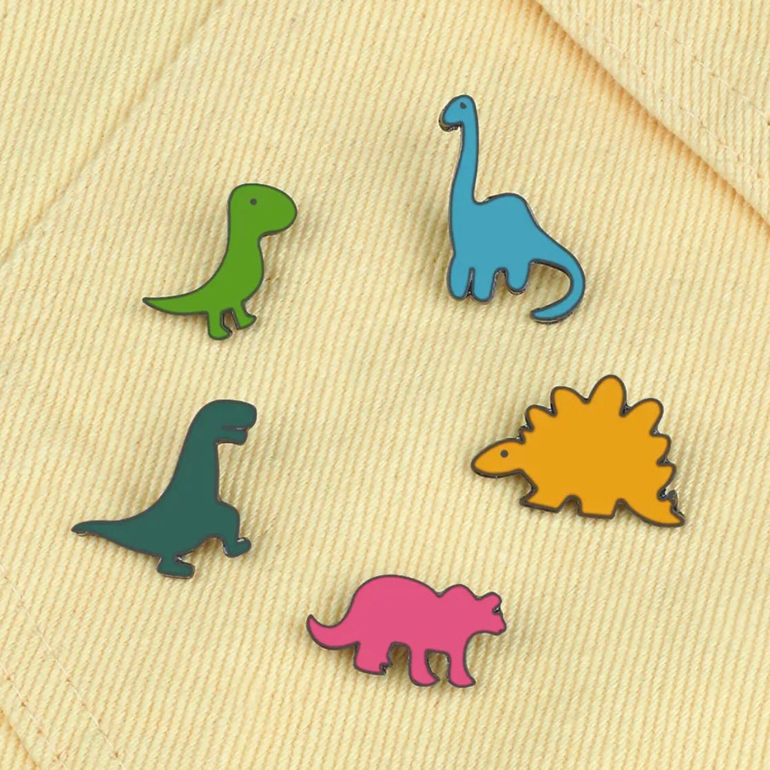 Dino Emaille Pin Set find Stylish Fashion for Little People- at Little Foxx Concept Store