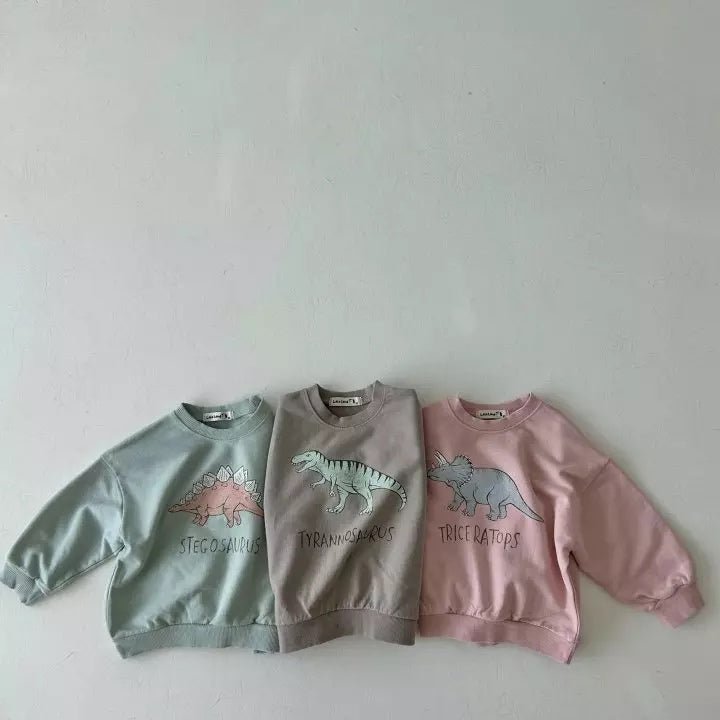 Dino Sweatshirt find Stylish Fashion for Little People- at Little Foxx Concept Store